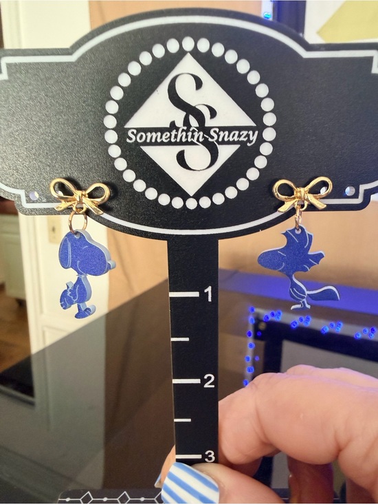 Hand Crafted Jewelry - Hand crafted by me Snoopy & Woodstock Earrings (can do other colors as well)